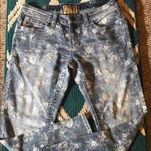 Dear John skinny jeans, floral size 27